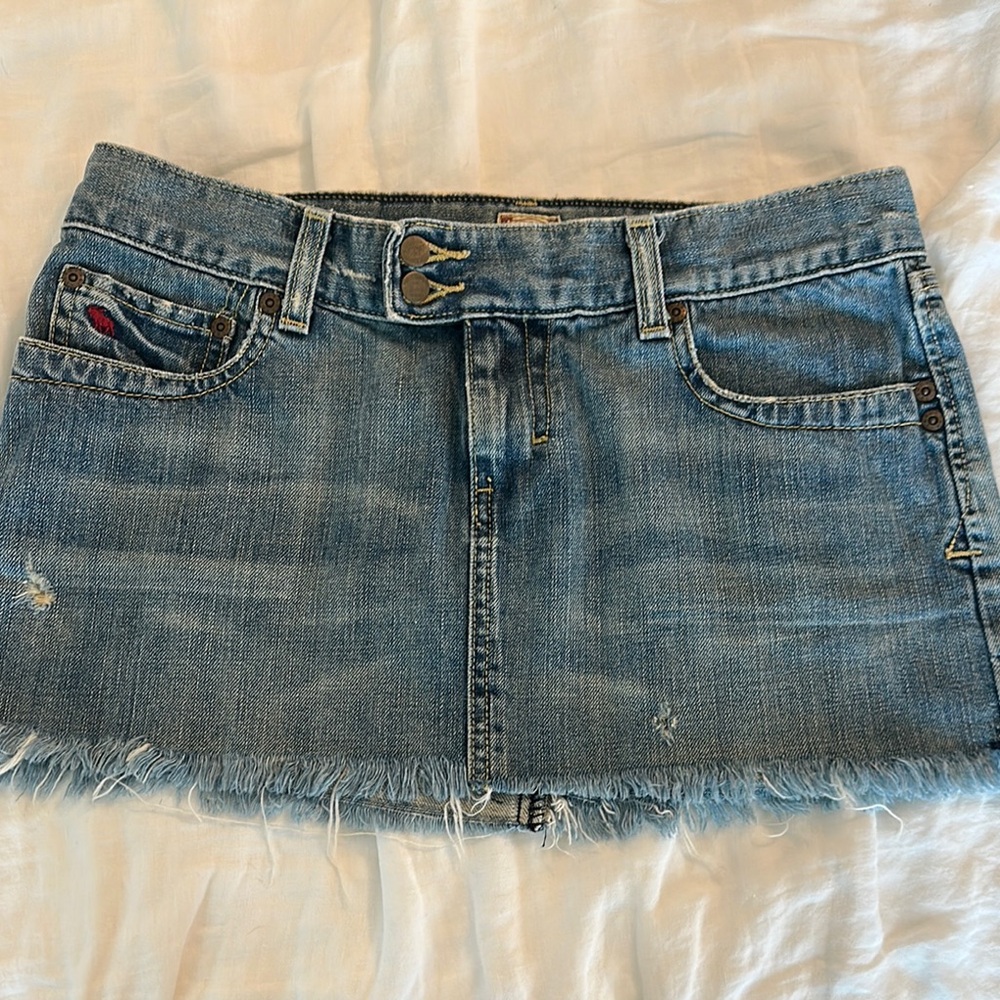 Denim Mini Skirt